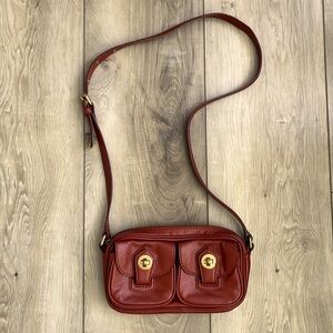 Marc by Marc Jacobs Brown leather cross body bag